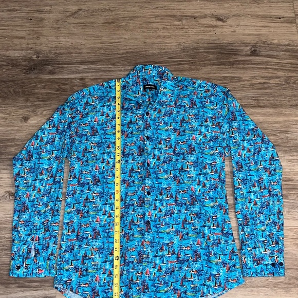 Jared Lang - Men's Long Sleeve Button Down - Picture 4 of 7